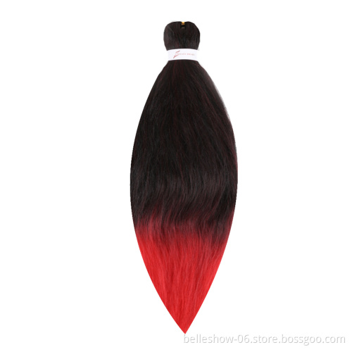 Hot sell Pre Stretched Japanese Fiber Jumbo Yaki ez braiding hair pre stretch